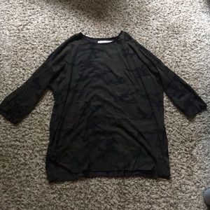 Daniel Patrick Camo Half Sleeve Tee